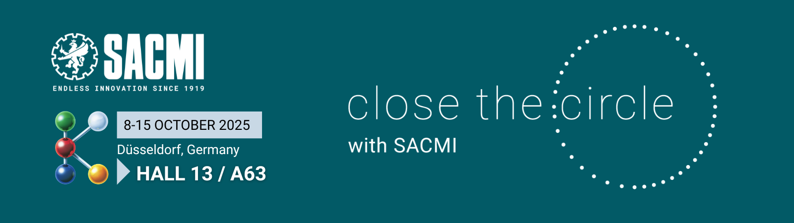 «Close the circle with SACMI». La transizione verde comincia dal tappo. A K 2025 debutta SACMI PURECAP™