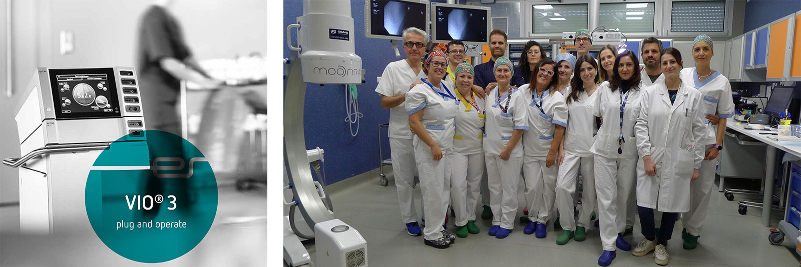 SACMI donates a new high-tech electrosurgical unit to the Gastroenterology department
