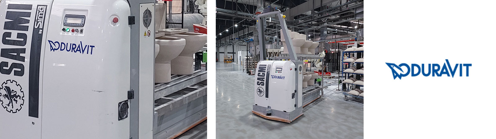 Duravit China raddoppia la logistica interna con SACMI LaserMove