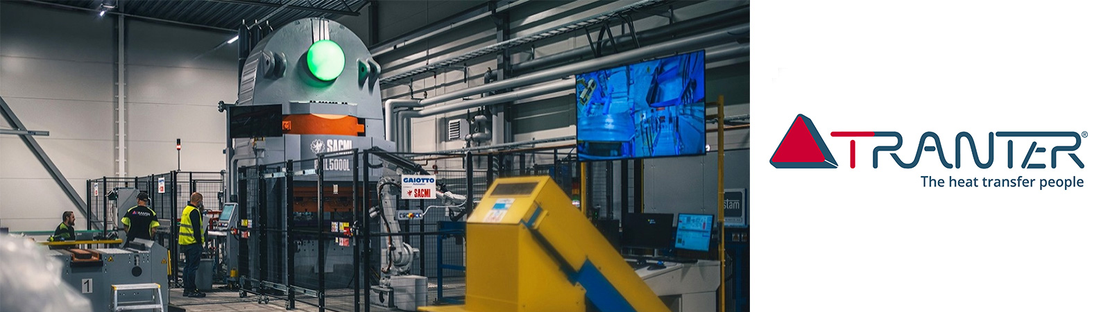 Tranter expands heat exchanger plate production with new SACMI PHL5000L press