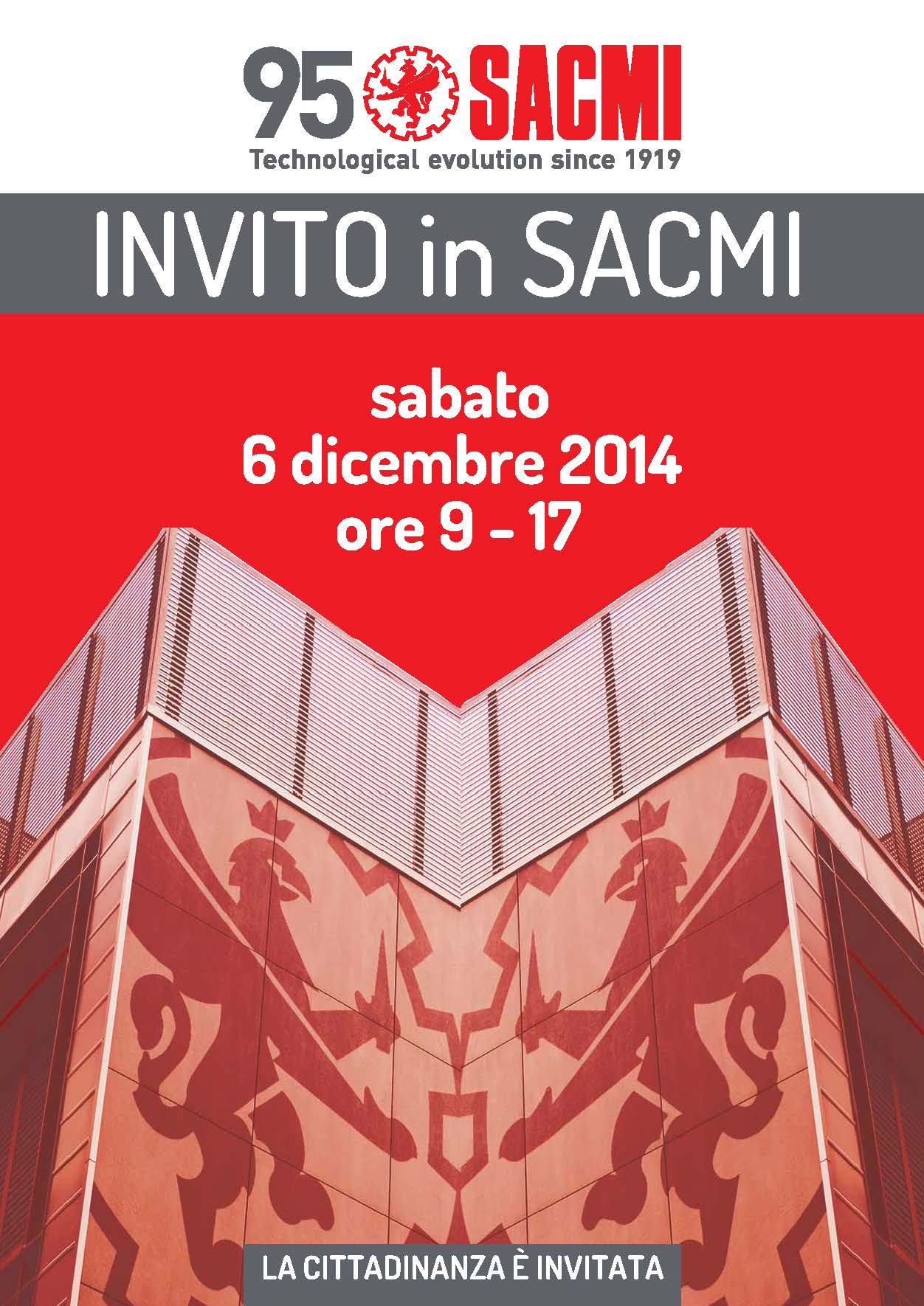 Il 6 dicembre Sacmi apre le porte alla cittadinanza