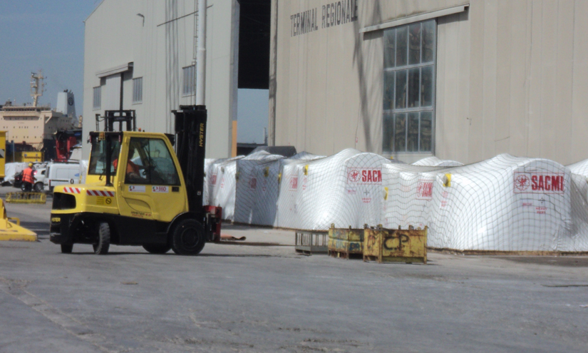 Presse SACMI, per Italiansped cargo da 1.800 ton. con destinazione Far East