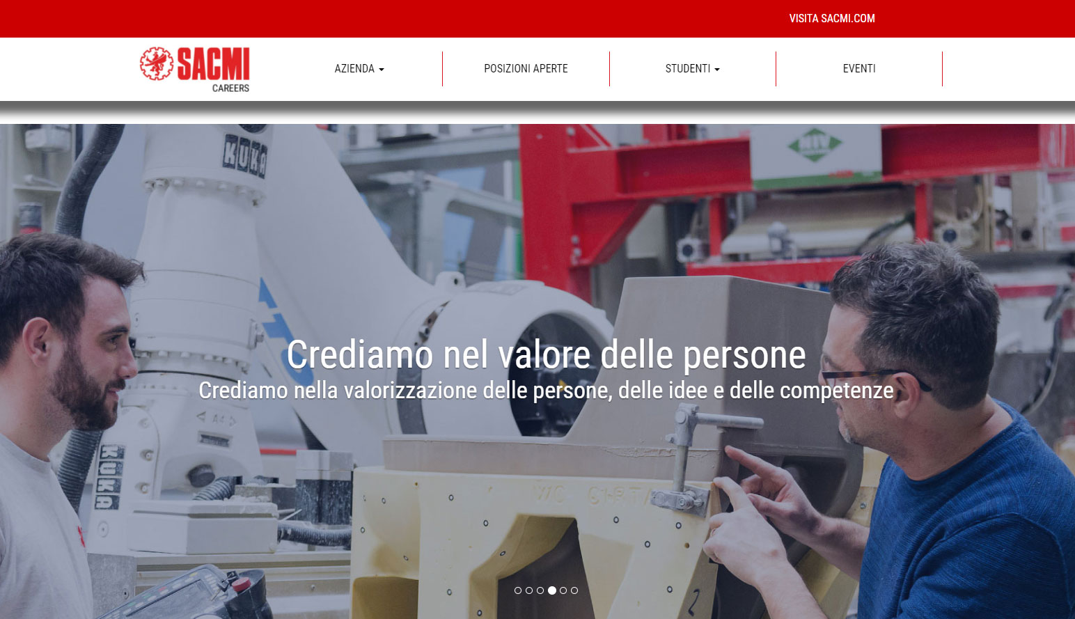 È on line Sacmi Careers, il nuovo portale dedicato alle job opportunities in azienda