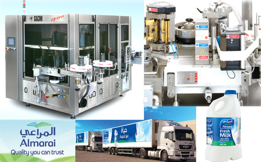 Labelling in Arabia Saudita, Sacmi vince la sfida sul dairy