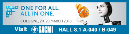 Sacmi FFS “smart” in mostra ad Anuga FoodTech 2018