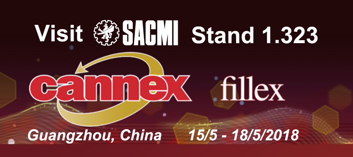 Sacmi metal caps solutions in primo piano a Cannex&Fillex Asia Pacific