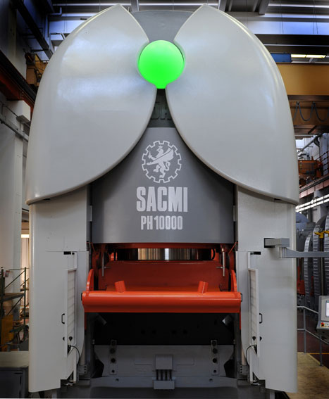 Sacmi, pronta la pressa per piastrelle più grande di tutti i tempi