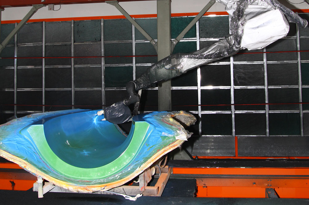 Gel-coating robotizzato, Gaiotto firma un progetto con azienda leader nelle forniture waterparks