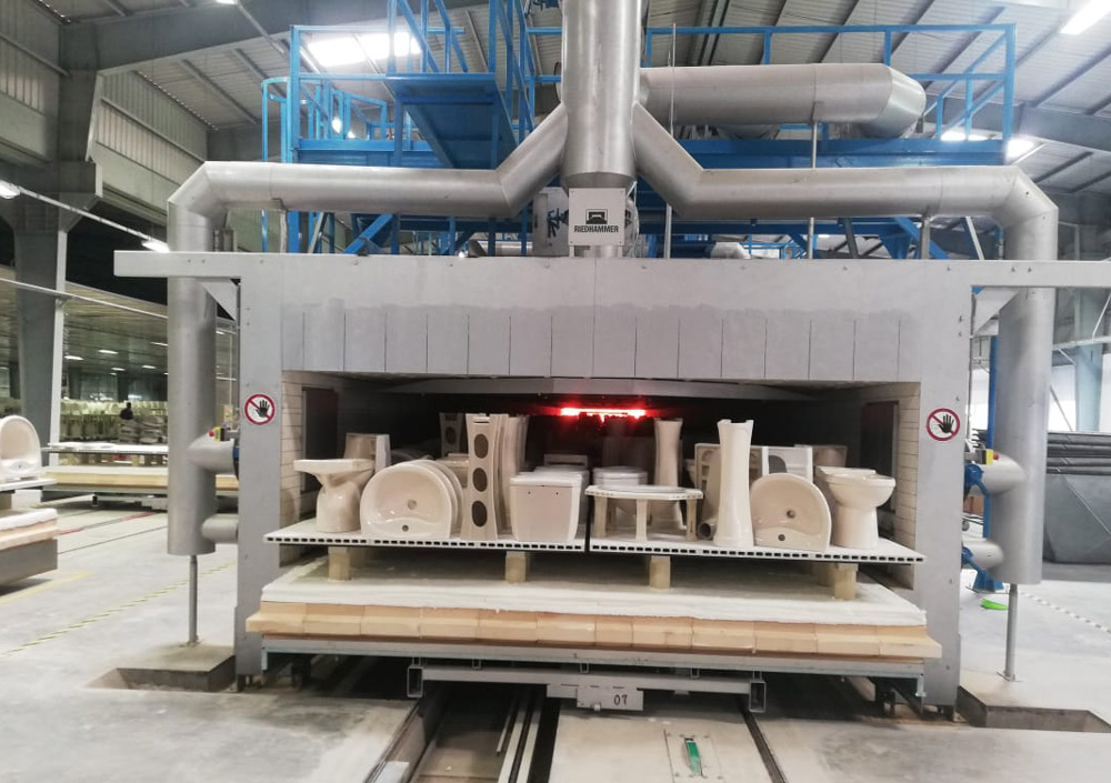 Avviato il nuovo forno a tunnel modello TWS della Riedhammer presso la Charu Ceramic in Bangladesh